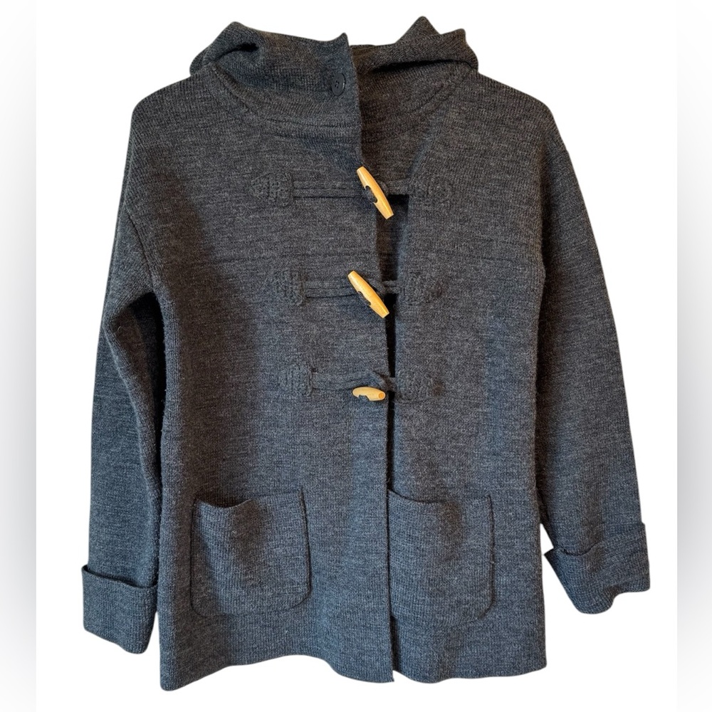 Niko and… Duffle Coat Short Length Hooded Dark Gray | Women’s M/See measurements